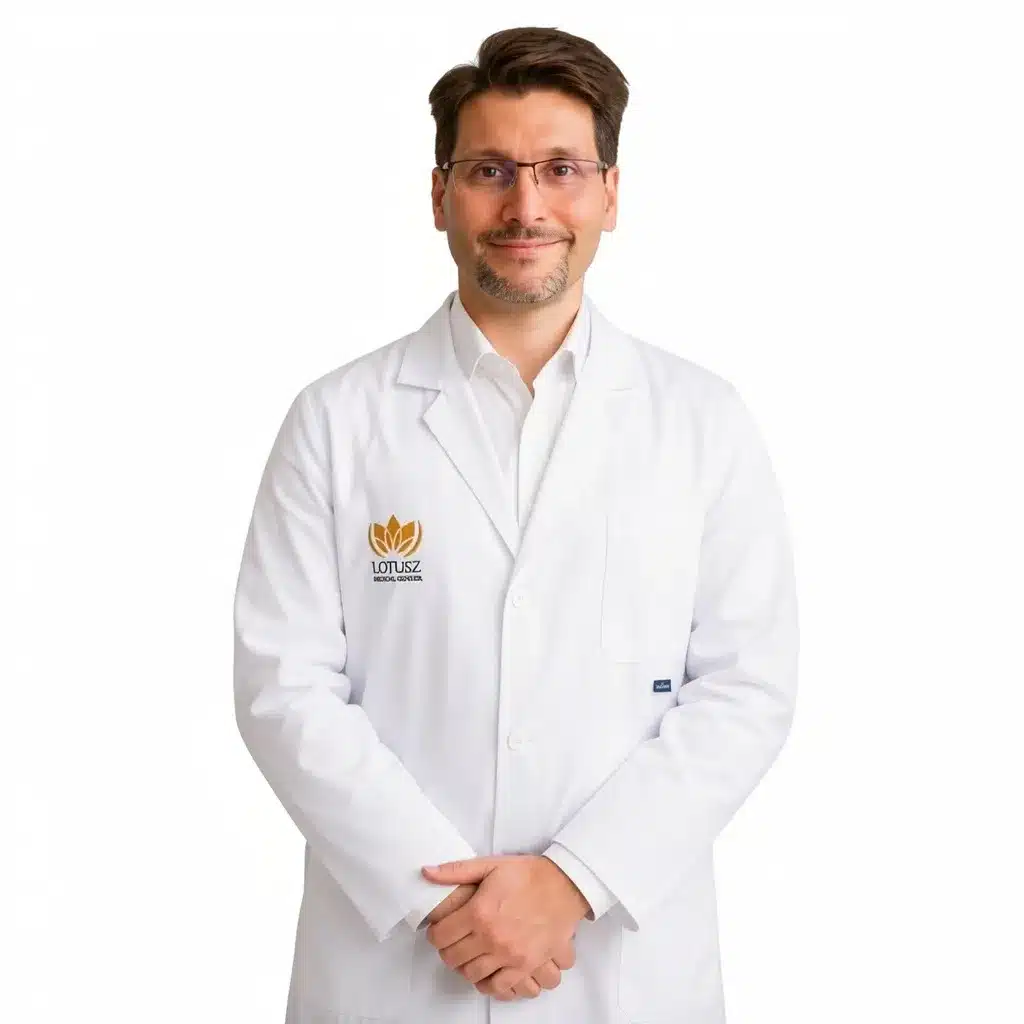 Dr. Papp Marcell sebész, proktológus szakorvos a Lotusz Medical Centerben Budapesten.
